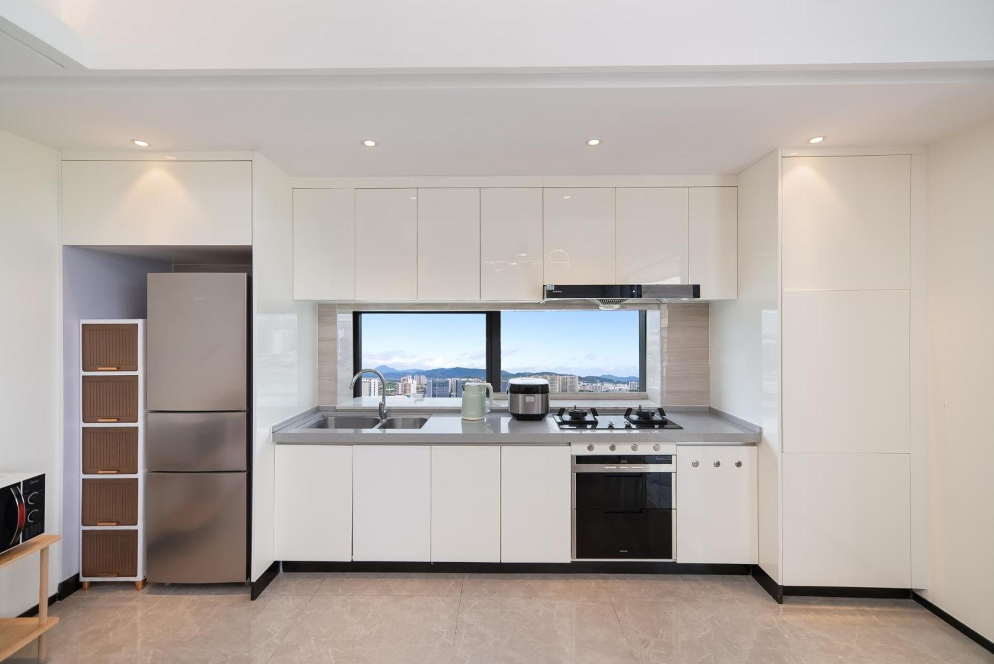 Puhai Sea View Apt By Hailan Tour At Sanya Yazhou Bay#Only 100 Meters To Beach And Sea Swimming Area מראה חיצוני תמונה