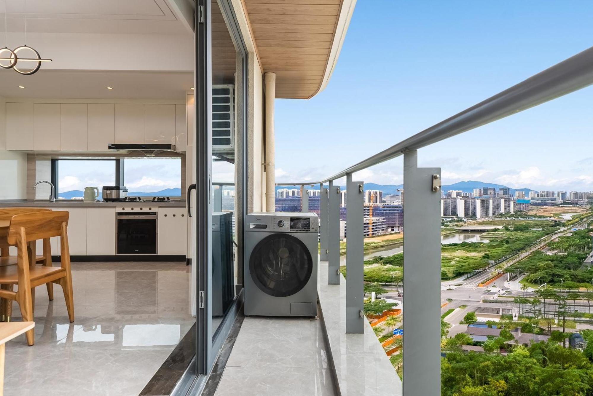 Puhai Sea View Apt By Hailan Tour At Sanya Yazhou Bay#Only 100 Meters To Beach And Sea Swimming Area מראה חיצוני תמונה