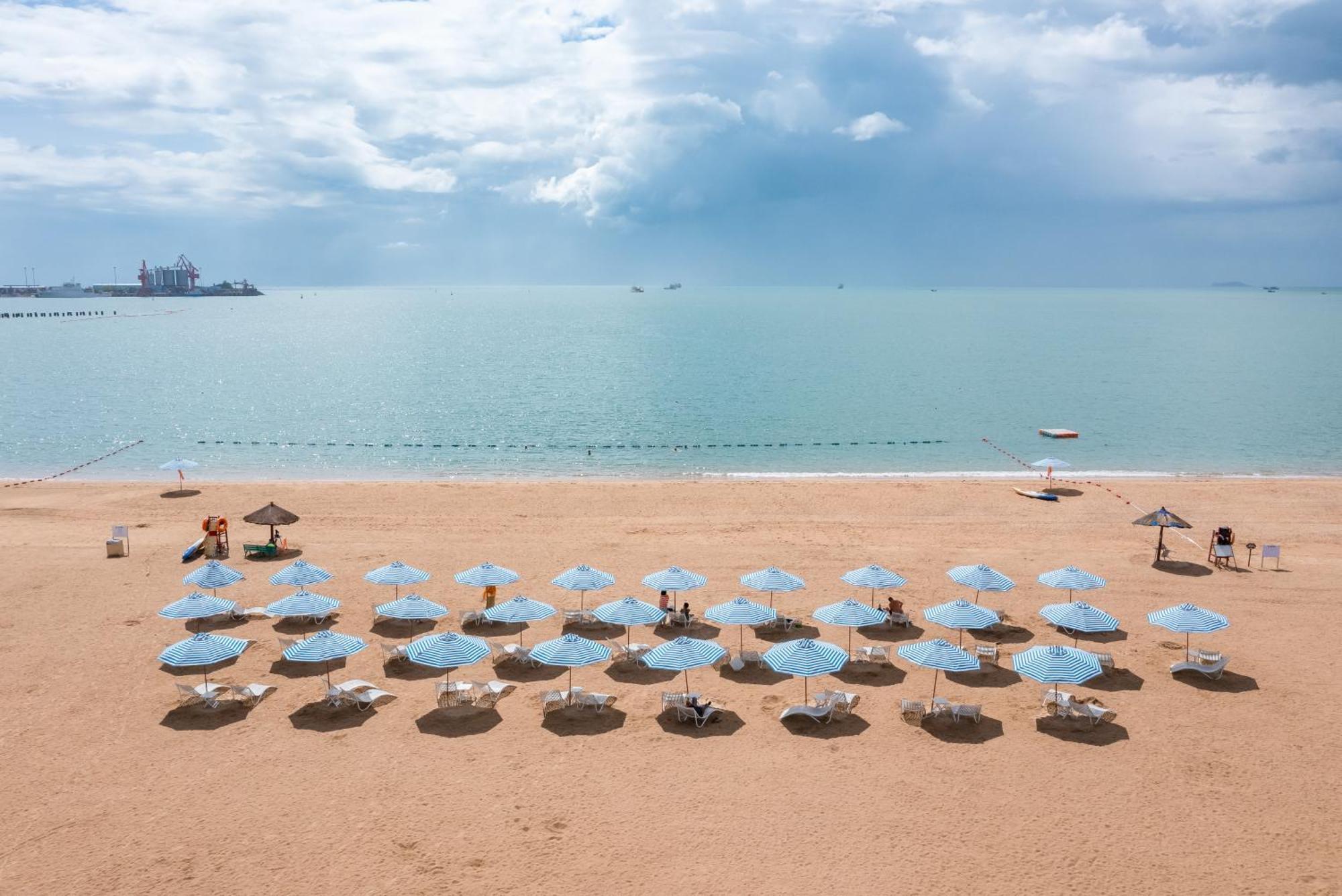 Puhai Sea View Apt By Hailan Tour At Sanya Yazhou Bay#Only 100 Meters To Beach And Sea Swimming Area מראה חיצוני תמונה