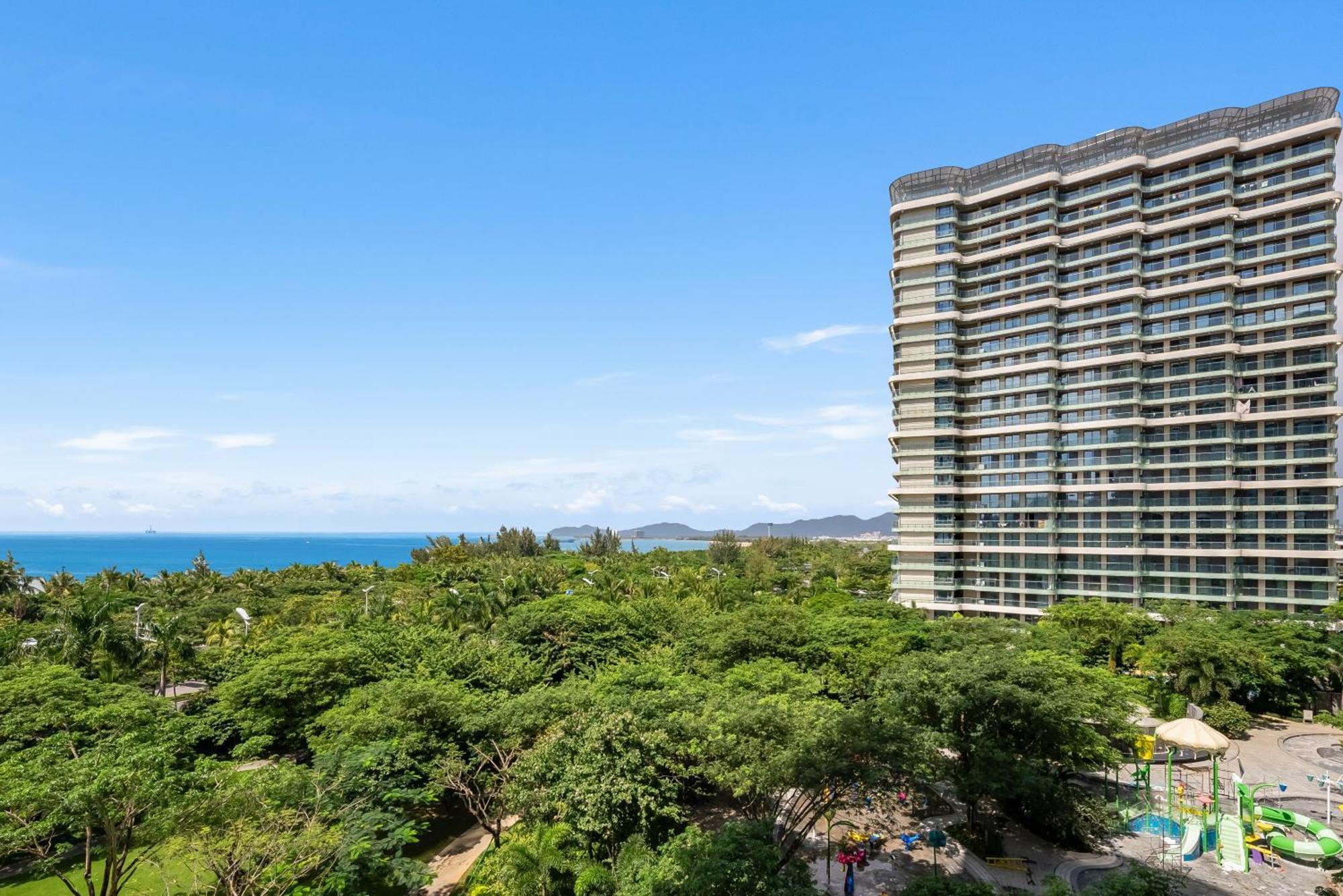 Puhai Sea View Apt By Hailan Tour At Sanya Yazhou Bay#Only 100 Meters To Beach And Sea Swimming Area מראה חיצוני תמונה